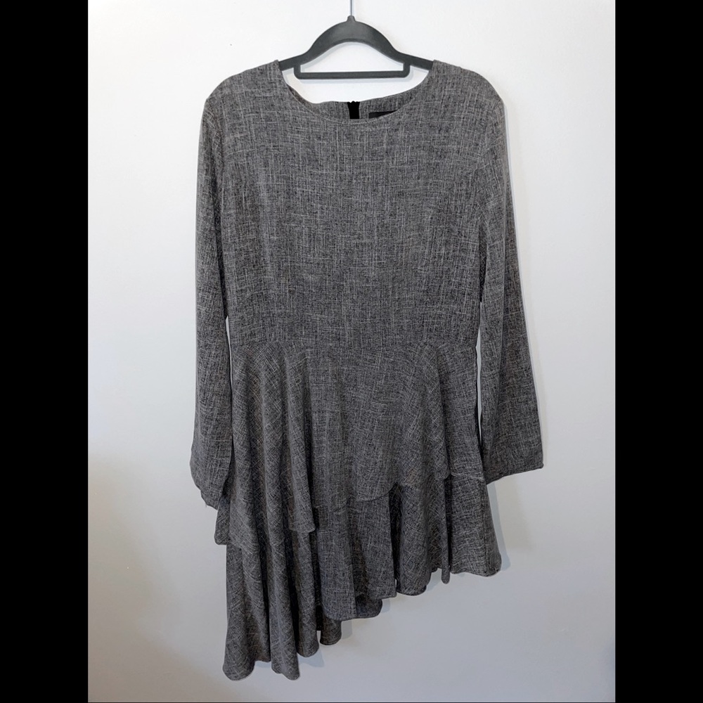 Gracia long sleeve asymmetric dress NWOT
